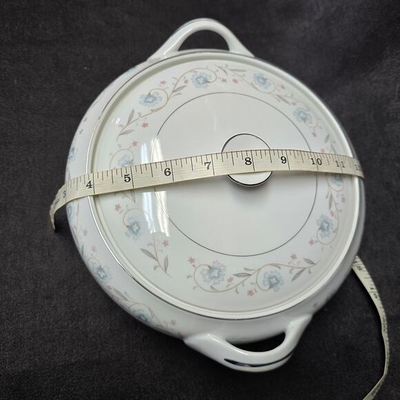 English Garden Fine China 1221 Covered Serving Soup / Vegetable Bowl & Lid - Picture 11 of 12